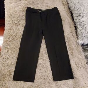 Black Peace of Cloth cropped pants size 12